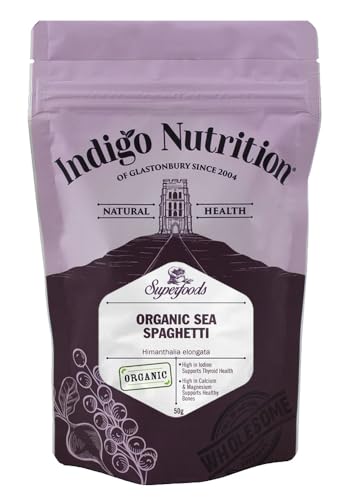 Indigo Herbs Bio Seespaghetti Seetang 50g - Irisch Geerntet - Sea Spaghetti von Indigo Herbs