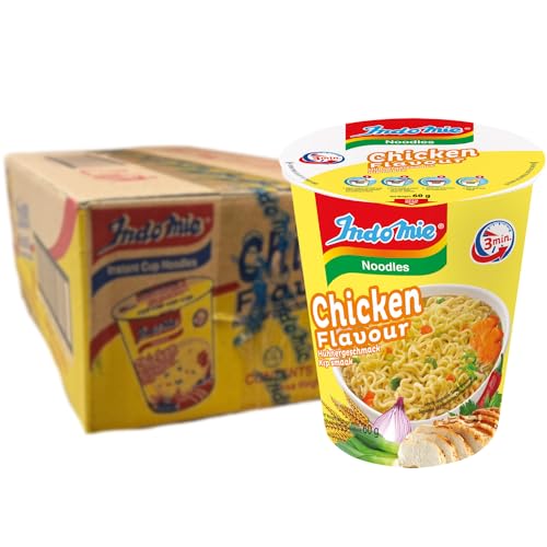 INDOMIE - Instant Cup Nudeln Huhn - 8 X 60 GR - Multipack von Indomie