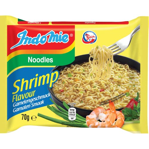 INDOMIE - Instant Nudeln Garnelen - (1 X 70 GR) (Packung mit 6) von Indomie