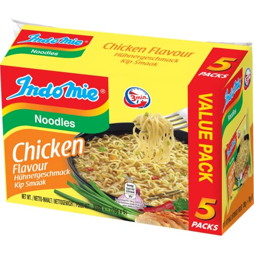 INDOMIE - Instant Nudeln Hühn 5-pack - (1 X 5 X 70 GR) von Indomie