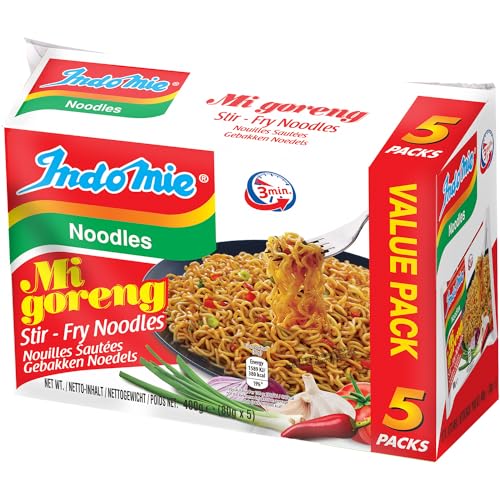 INDOMIE - Instant Nudeln Mi Goreng 5-Pack - (1 X 5 X 80 GR) von Indomie