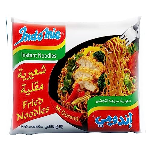 INDOMIE MI GORENG (Fried) 40 Packungen x 80 g Europäische Marke von Hello Oriental von Indomie