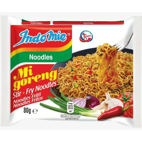 Indomie Mi Goreng Gebratene Nudeln, 80 g, 15 Stück von Indomie