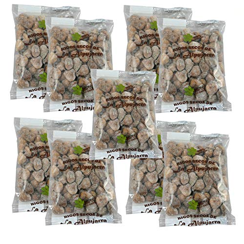 Getrocknete Feigen aus Spanien - 100 % natürlich - Sonnengetrocknet - handverlesen - Superfood - Glutenfrei und Vegan - 9 x 500 g Packungen - 4,5 Kg von Industria Higuera Alpujarrena S.L.