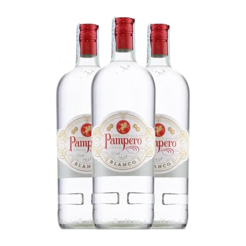 Rum Pampero Añejo Blanco 1 L (Karton mit 3 Flaschen von 1 L) von Industrias Pampero