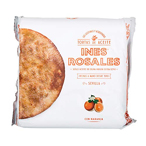 Ines Rosales Süßes Olivenöl Tortas mit Orange, spanische Snacks, 14 x 120 g von Ines Rosales