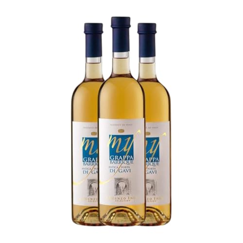 Grappa Inga Barrique Cortese Cortese di Gavi 70 cl (Karton mit 3 Flaschen von 70 cl) von Inga