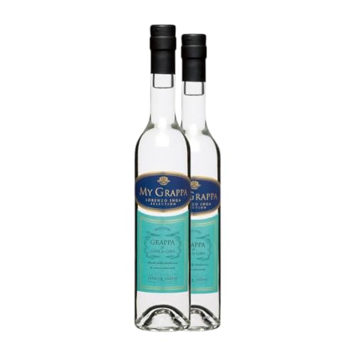 Grappa Inga Cortese Cortese di Gavi Medium Flasche 50 cl (Karton mit 2 Medium Flasche von 50 cl) von Inga