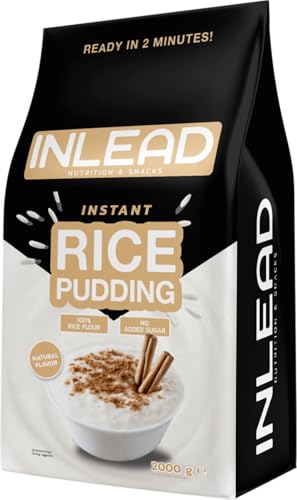 INLEAD - Instant Rice Pudding - Reispudding | Geschmacksneutral | Schnelle Zubereitung & Cremige Konsistenz | ohne Zucker und künstlichen Zusätzen - 2000g von Inlead