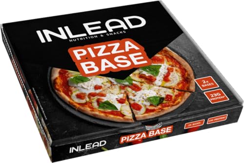 INLEAD - Protein Pizza Boden | Fertiger Pizzaboden mit hohem Proteingehalt | Leckerer Geschmack | Nur 1g Zucker pro Pizzaboden - 2x 125g von Inlead