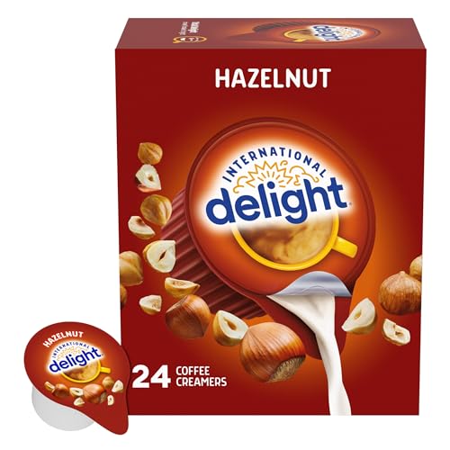 International Delight Kaffeesahne Singles, Haselnuss, 24 Stück von International Delight