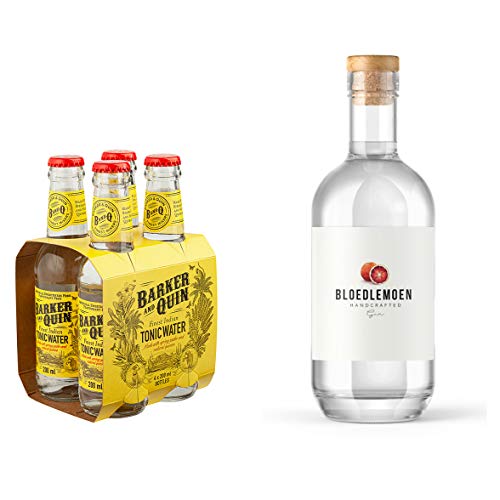 Bloedlemoen - Gin aus Südafrika/handgeschälte Blutorange/Wacholder/handcrafted 40% Vol / 0,7 L (Einweg Flaschen Preis incl. 1,00 € / 4 x 0,25€ DPG Einwegpfand) (Tonic Bundle) von Inverroche