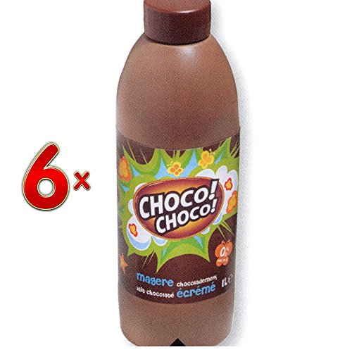 Choco! Choco! 6 x 1 l Flasche (Milchschokolade) von Inza