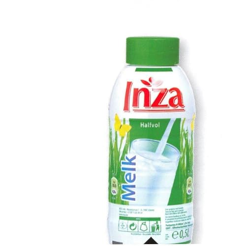 Inza Lait Halfvol 12 x 500 ml Flasche (fettarme Milch) von Inza