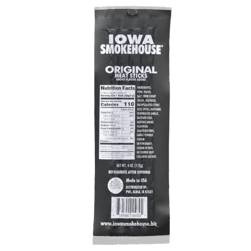 12 Pack - Meat Sticks, Spicy Jalapeno, 4-oz. -IS-4SP von Iowa Smokehouse