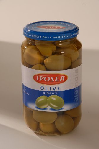 Olive grün giganti "CERIGNOLA" 580 ml von Iposea