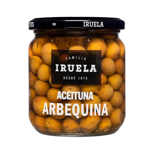 Iruela - Pickled Arbequina Olives 365g – Spanish delicatessen | Tapas von Iruela