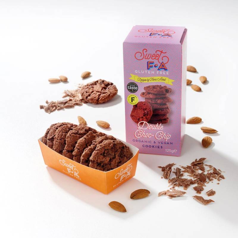 Island Bakery Double Choc Chip Cookies Bio, vegan von Island Bakery