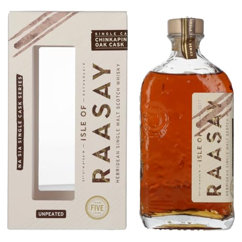 Isle of RAASAY 5 Years Old Chinkapin Oak Single Malt 61,4% Vol. 0,7l in Geschenkbox von Isle of Raasay Distillery