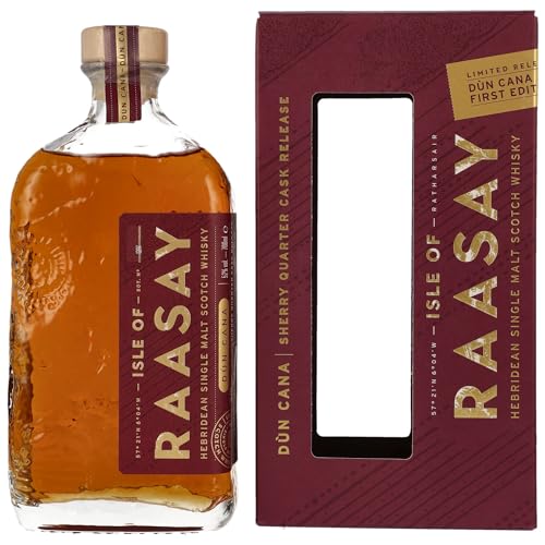 Isle of RAASAY Dùn Cana Sherry Quarter Cask Hebridean Single Malt 52% Vol. 0,7l in Geschenkbox von Isle of Raasay Distillery