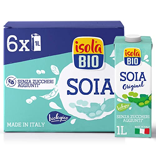 Isola bio, Soja natural Bio-Koffer, glutenfrei, zuckerfrei, 6 x 1 l von Isola Bio