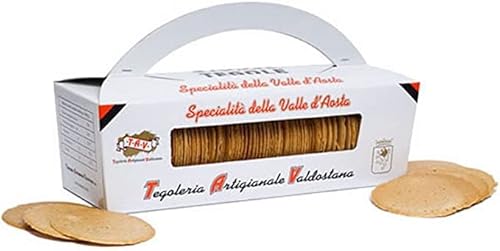 Handwerkliche Tegoleria Valdostana - Dachziegel 200 g Original aus dem Aostatal von Italian Food Direct