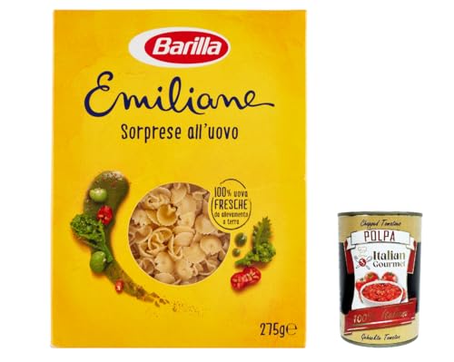 10x Pasta all' Uovo Le Emiliane Sorprese, Eiernudeln, Pasta mit Ei 275g + Italian Gourmet polpa 400g von Italian Gourmet E.R.