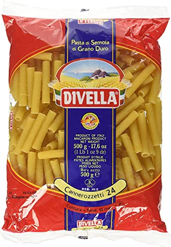 10x Divella Cannerozzetti N. 24 Hartweizengrieß Pasta Italienische Nudeln 500g Packung + Italian Gourmet Polpa di Pomodoro 400g Dose von Italian Gourmet E.R.