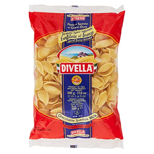 10x Divella Orecchiette Sventola N. 86/a Hartweizengrieß Pasta Italienische Nudeln 500g Packung + Italian Gourmet Polpa di Pomodoro 400g Dose von Italian Gourmet E.R.