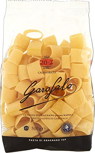 10x Calamarata N° 20-2 Neapolitanische Hartweizengrieß Packung mit 500g Pasta IGP + Italian Gourmet polpa 400g von Italian Gourmet E.R.