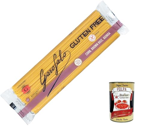 10x Linguine 400 g Senza Glutine Glutin free, glutenfrei Pasta Noodles + Italian Gourmet Polpa 400 g von Italian Gourmet E.R.