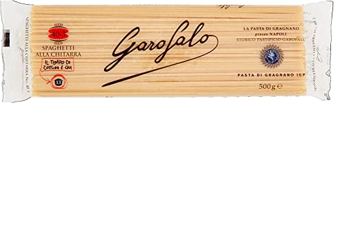 10x Garofalo Spaghetti alla Chitarra N. 40-3 Neapolitanische Hartweizengrieß Packung mit 500g Pasta IGP + Italian Gourmet polpa 400g von Italian Gourmet E.R.