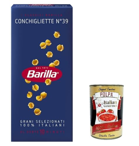 10x Pasta Conchigliette Nr. 39 italienisch Nudeln 500 g pack + Italian gourmet polpa 400g von Italian Gourmet E.R.