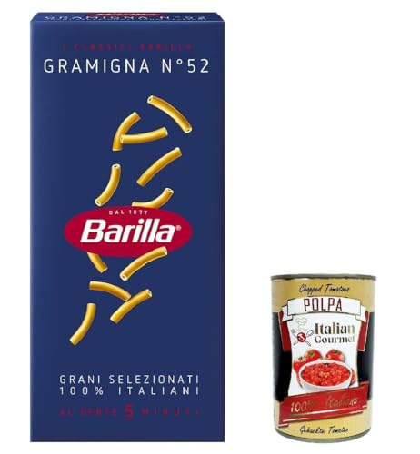 10x Pasta Gramigna Nr. 52 italienisch Nudeln 500 g pack + Italian Gourmet polpa 400g von Italian Gourmet E.R.