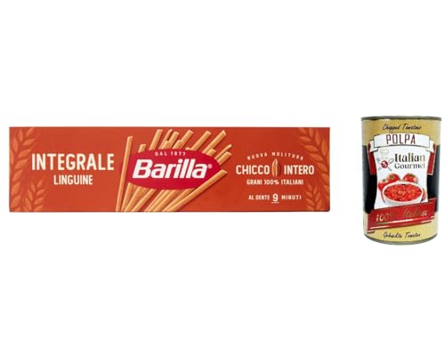 10x Pasta Linguine Integrali Vollkorn italienisch Nudeln 500 g pack + Italian Gourmet polpa 400g von Italian Gourmet E.R.