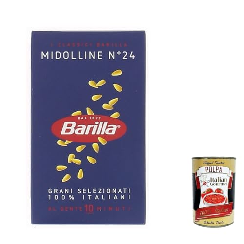 10x Pasta Midolline nr. 24, 100% italienisch Nudeln 500 g pack + Italian Gourmet polpa 400g von Italian Gourmet E.R.