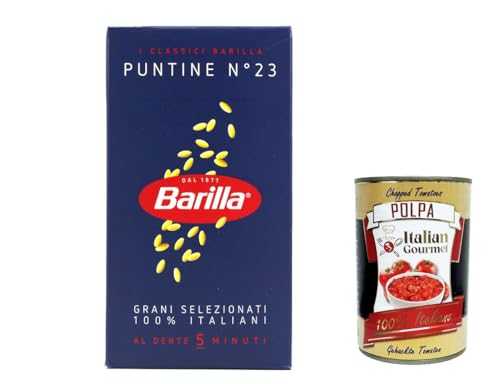 10x Pasta Puntine Nr. 23, 100% italienisch Nudeln 500 g pack + Italian Gourmet polpa 400g von Italian Gourmet E.R.