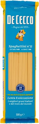 10x Pasta De Cecco 100% Italienisch Spaghettini n°11 Nudeln 500g + Italian Gourmet Polpa 400g von Italian Gourmet E.R.