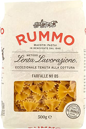 10x Rummo Farfalle N. 85 Hartweizengrieß Pasta Italienische Nudeln 500g Packung + Italian Gourmet Polpa di Pomodoro 400g Dose von Italian Gourmet E.R.