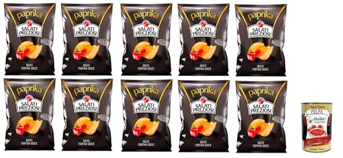 10x Salati Preziosi Chips mit Paprika 170gr + Italian Gourmet polpa 400g von Italian Gourmet E.R.