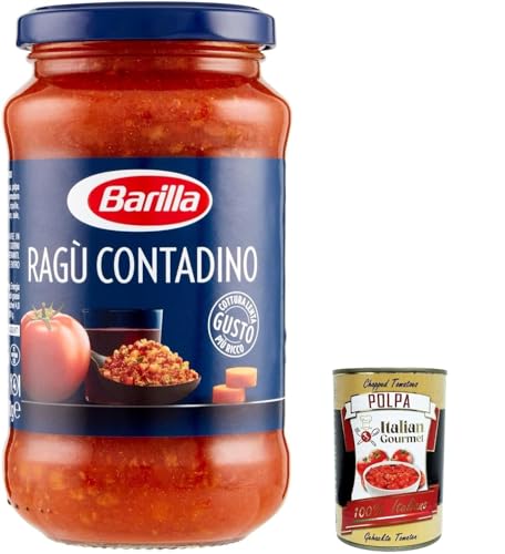 12x ragu ragù alla contadino tomatensauce mit Rotwein 300g aus italien + Italian Gourmet polpa 400g von Italian Gourmet E.R.