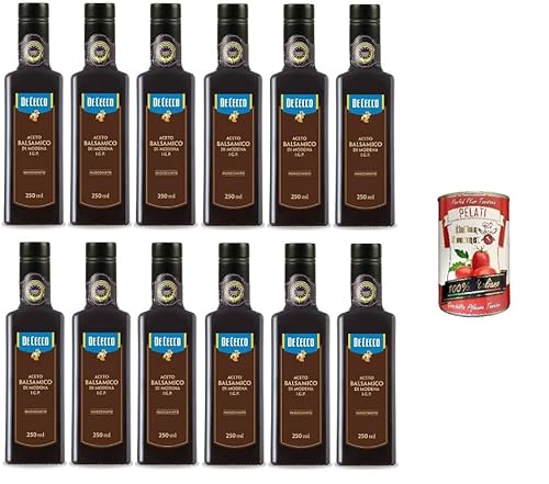 12x De Cecco Balsamico-Essig aus Modena I.G.P. 250ml + Italian Gourmet polpa 400g von Italian Gourmet E.R.