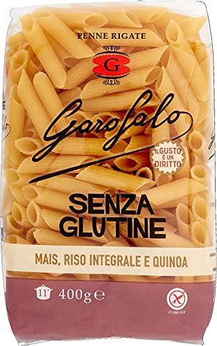 12x Garofalo Pasta Penne Rigate senza Glutine Glutenfreie Penne rigate Nudeln gluten free 400g + Italian Gourmet Polpa 400g von Italian Gourmet E.R.