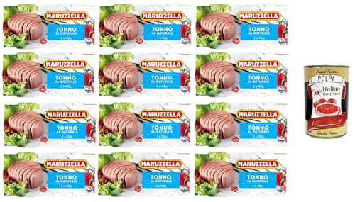 12x Maruzzella Natürlicher Thunfisch (2x100gr)+ Italian Gourmet polpa 400g von Italian Gourmet E.R.