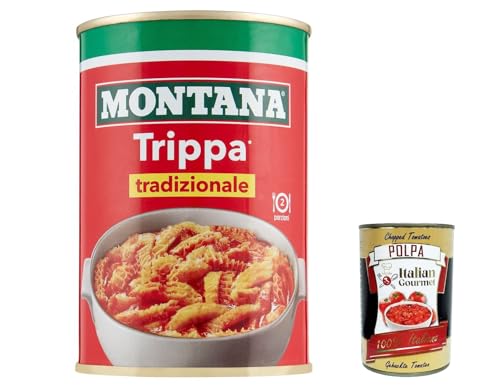 12x Montana Trippa al sugo, Kaldaunen 420 g Kutteln Fleisch in dose tripe italien + Italian Gourmet polpa 400g von Italian Gourmet E.R.