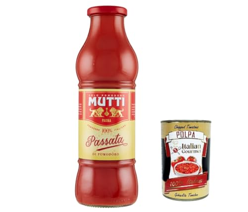 12x Mutti Passata di Pomodoro Tomatenpaste Tomaten sauce 100% Italienisch 700g + Italian Gourmet polpa 400g von Italian Gourmet E.R.