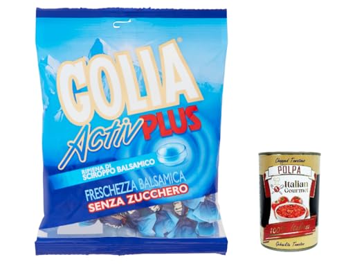 12x Perfetti Golia Activ Plus Süßigkeiten frisch Geschmack Bonbon Lollies 90g + Italian Gourmet polpa 400g von Italian Gourmet E.R.