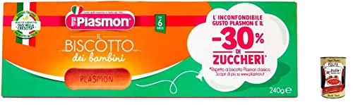 12x Plasmon Biscotti dei Bambini 240g - 30% Zucker + Italian Gourmet polpa 400g von Italian Gourmet E.R.