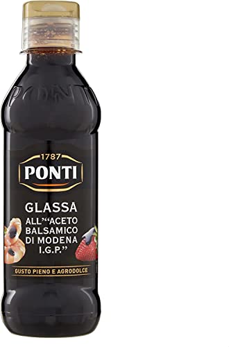 12x Ponti Aceto Balsamico di Modena Balsamico-Essig sauce Würzsaucen 250ml von Italian Gourmet E.R.