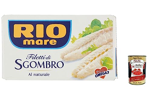 12x Rio Mare Makrelenfilets in Salzlake, 125g + Italian Gourmet polpa 400g von Italian Gourmet E.R.